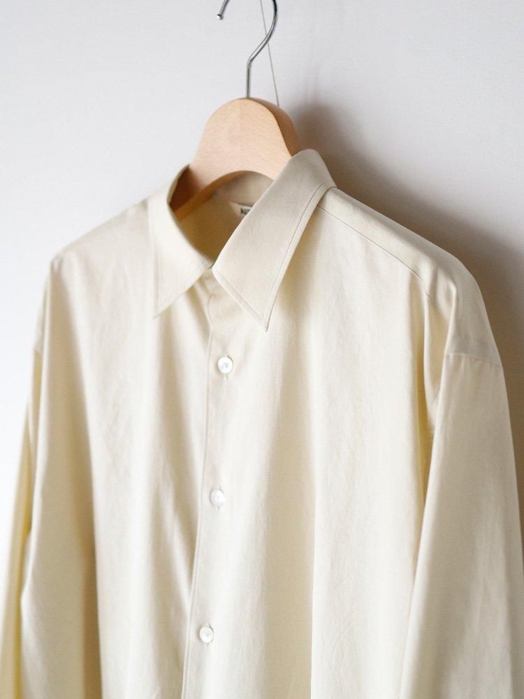 AURALEE women's / WASHED FINX TWILL SHIRTS - 24AW (LIGHT