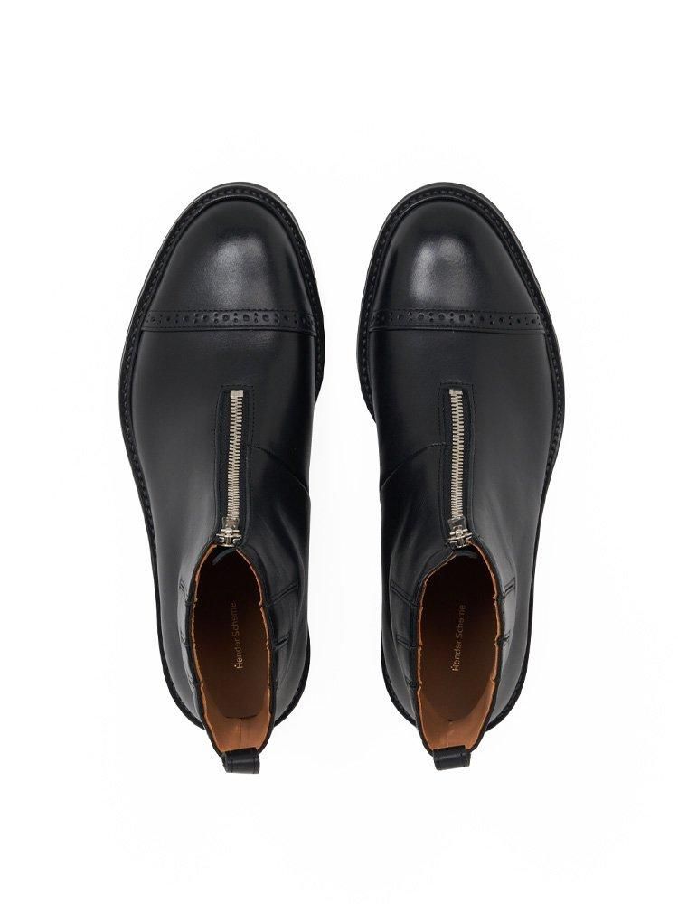 【Hender Scheme】Front Fastner Boots サイズ1 Hender Scheme (エンダースキーマ) front fastner / フロント ファスナー