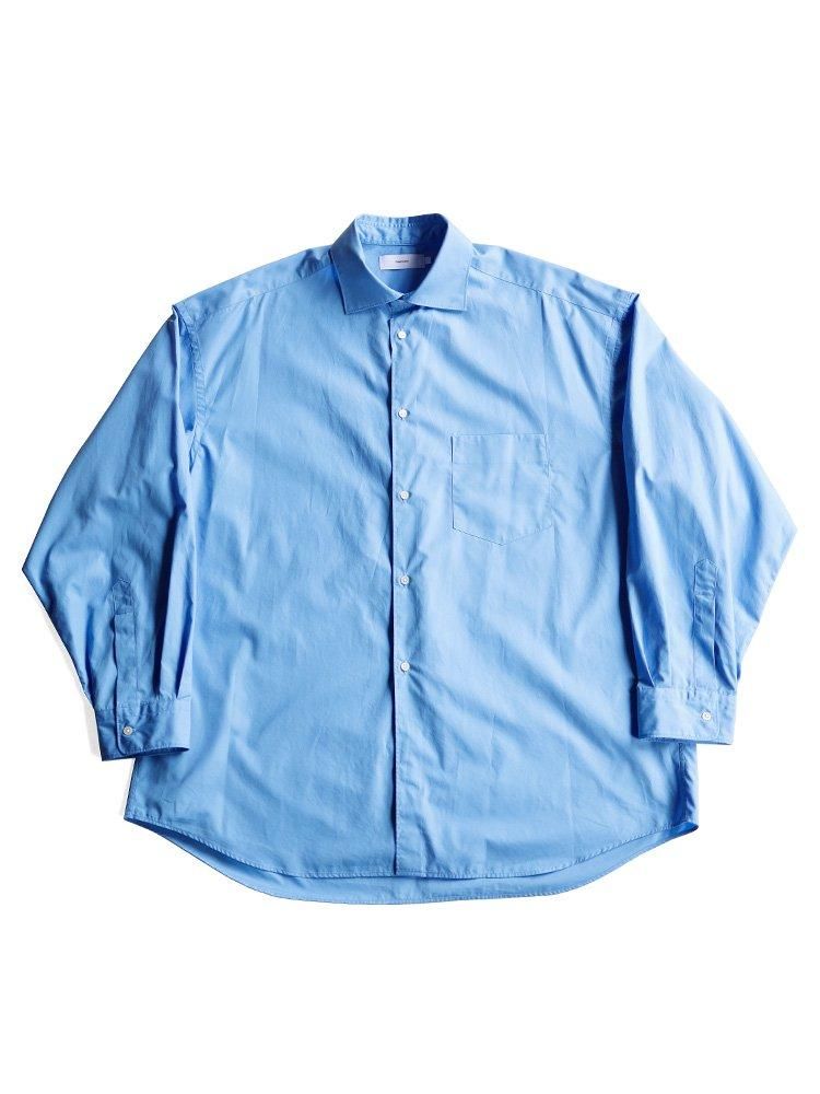 Graphpaper / HIGH COUNT WIDE SPREAD COLLAR SHIRT (BLACK) - TROUPE