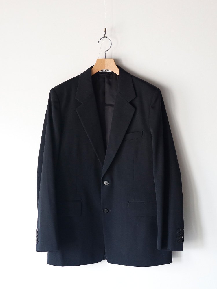 AURALEE men's / LIGHT WOOL MAX GABARDINE JACKET (TOP BLACK) - TROUPE ONLINE  SHOP - COMOLI AURALEE Graphpaper NEAT Hender Scheme 通販