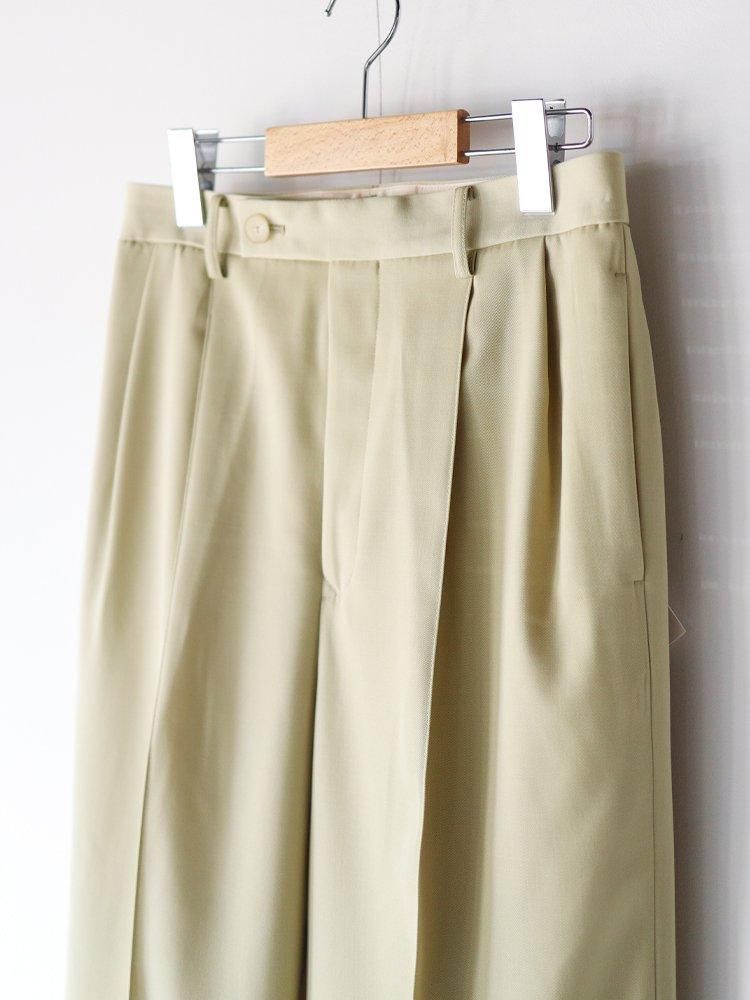 AURALEE women's / LIGHT WOOL MAX GABARDINE SLACKS (LIGHT