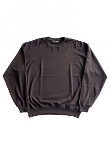 AURALEE men's / SUPER HIGH GAUGE SWEAT P/O (DARK BROWN)