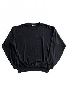 AURALEE men's / SUPER HIGH GAUGE SWEAT P/O (INK BLACK)