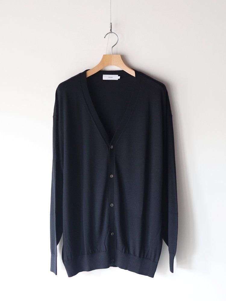 Graphpaper / HIGH GAUGE L/S KNIT CARDIGAN (BLACK) - TROUPE Graphpaper / HIGH GAUGE L/S KNIT CARDIGAN (BLACK) - TROUPE
