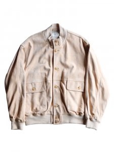 HERILL / LAMB SUEDE BLOUSON (BEIGE)