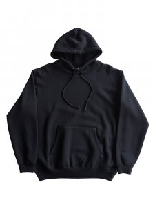 AURALEE men's / SMOOTH SOFT SWEAT P/O PARKA (BLACK)