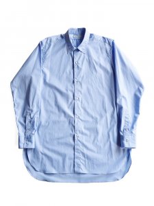 HEUGN / "JAMES" REGULAR COLLAR SHIRT (SAX BLUE)