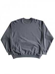 Graphpaper / AZUMA TERRY CREW NECK SWEAT (GRAY)