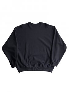 Graphpaper / AZUMA TERRY CREW NECK SWEAT (BLACK)