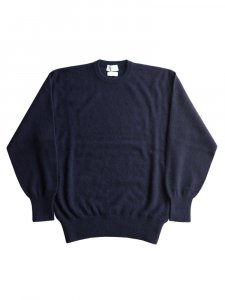 HERILL / WHOLEGARMENT PULLOVER (BLACKNAVY)