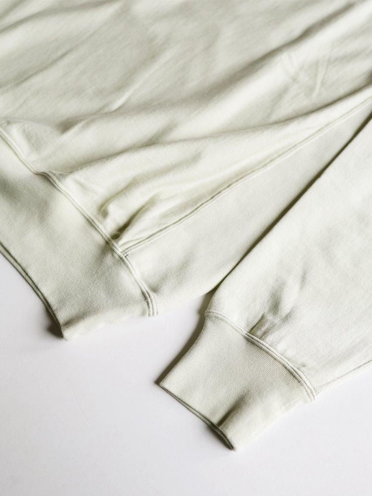 AURALEE men's / ELASTIC HIGH GAUGE SWEAT P/O (PISTACHIO