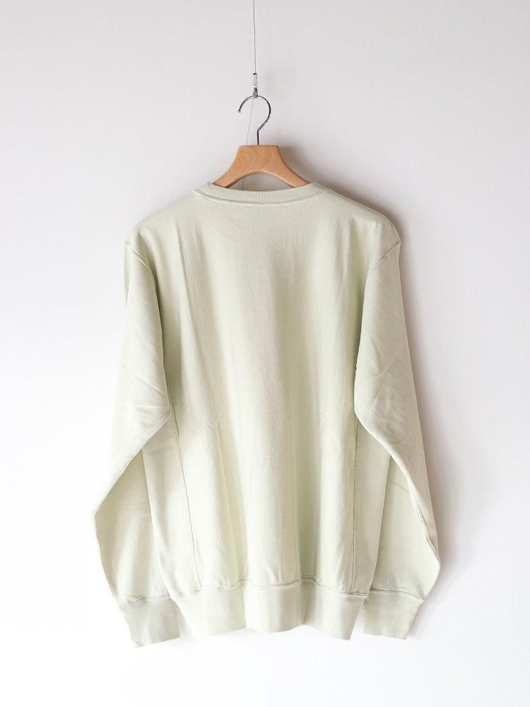 AURALEE men's / ELASTIC HIGH GAUGE SWEAT P/O (PISTACHIO