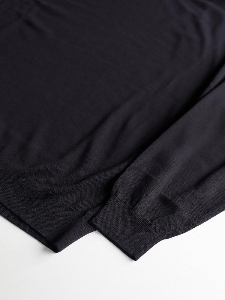 Graphpaper / SUVIN HIGH GAUGE L/S CREW NECK KNIT (BLACK