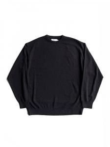 トップス Graphpaper Wool Oversized Crew Neck Knit Graphpaper (グラフペーパー) Fine Wool Oversized Crew Neck