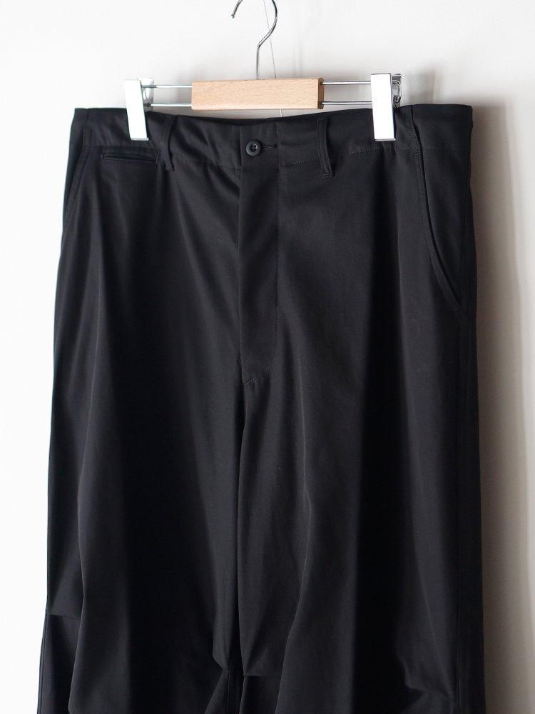Graphpaper / HIGH TWIST GABARDINE MILITARY PANTS (BLACK