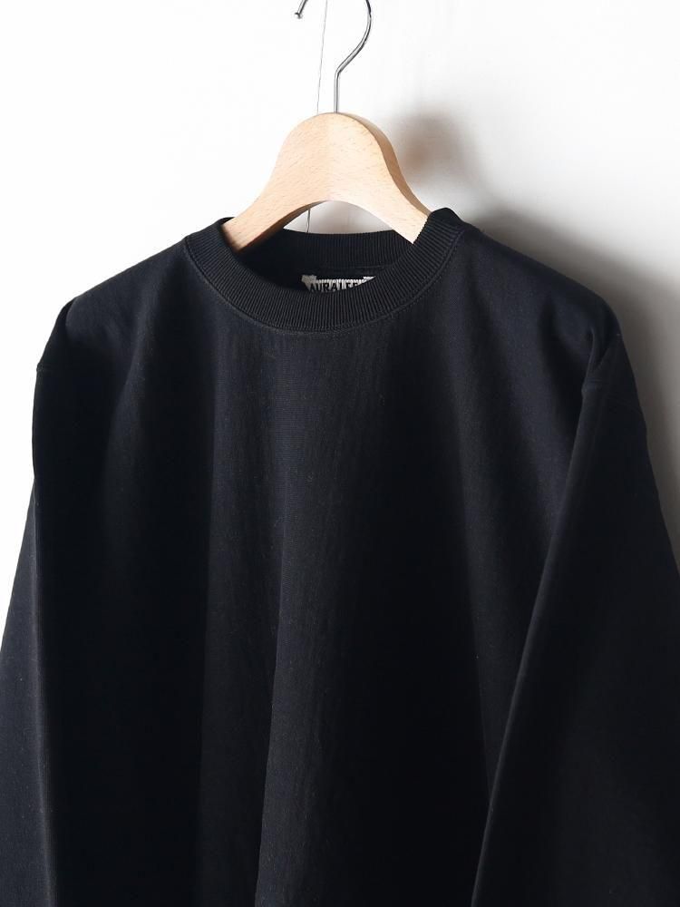 AURALEE - AURALEE / オーラリー | 2022SS | SMOOTH SOFT SWEAT P/O スムース ソフトスウェット プルオーバー | 1 | ブラック | レディース AURALEE SMOOTH SOFT SWEAT P/O – unexpected store