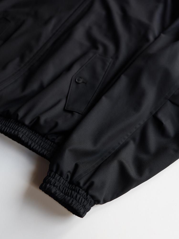 AURALEE men's / SUPER FINE TROPICAL WOOL ZIP BLOUSON (BLACK