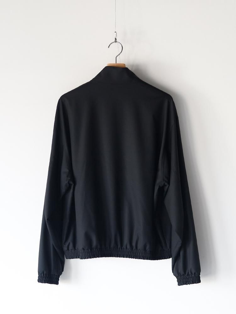 AURALEE men's / SUPER FINE TROPICAL WOOL ZIP BLOUSON (BLACK