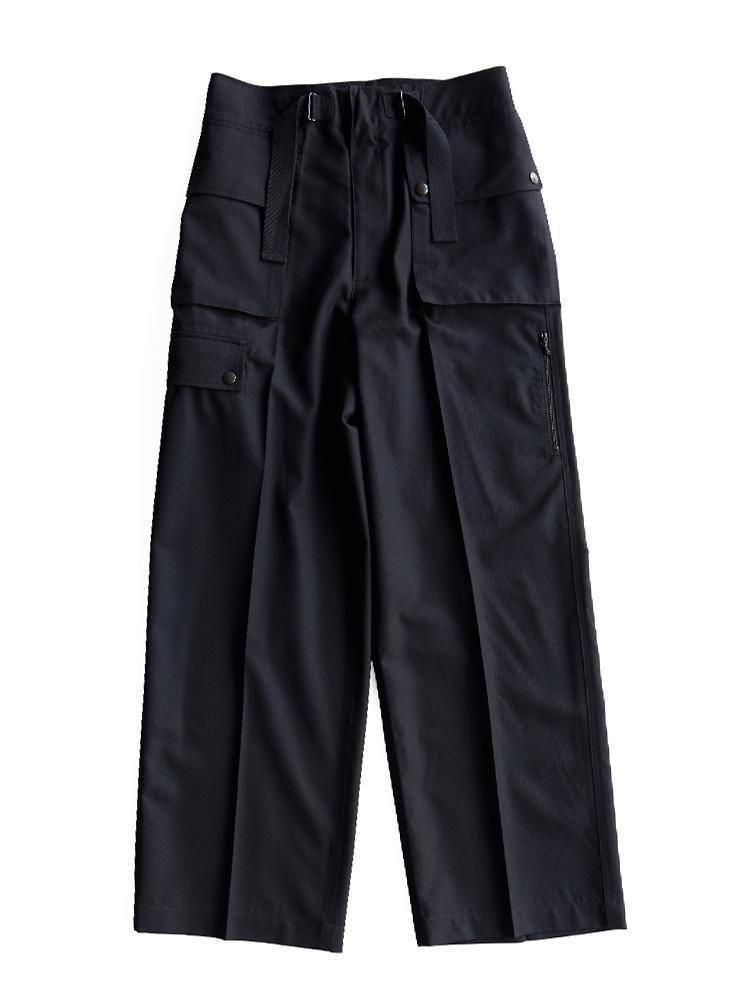 ZARA ザラ dnwrカーゴパンツ ワークパンツ 黒 ブラック black