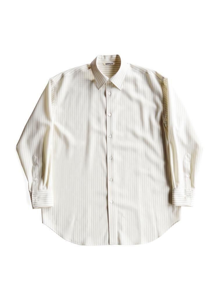 AURALEE 「 SUPER LIGHT WOOL SHIRTS / IVORY 」 – SISTER