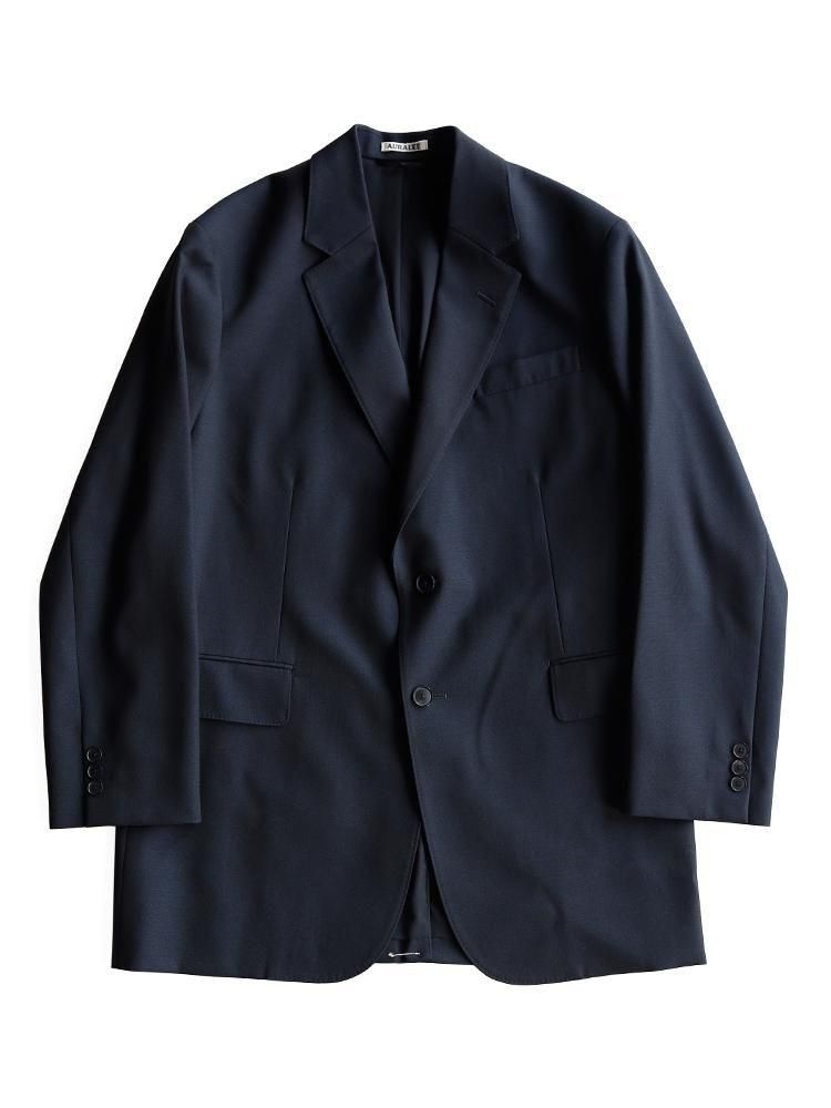 AURALEE women's / WOOL KID MOHAIR HOP SACK JACKET (DARK NAVY AURALEE women's / WOOL KID MOHAIR HOP SACK JACKET (DARK NAVY