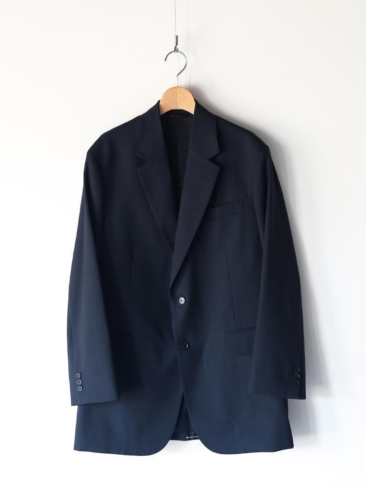 AURALEE women's / WOOL KID MOHAIR HOP SACK JACKET (DARK NAVY AURALEE women's / WOOL KID MOHAIR HOP SACK JACKET (DARK NAVY