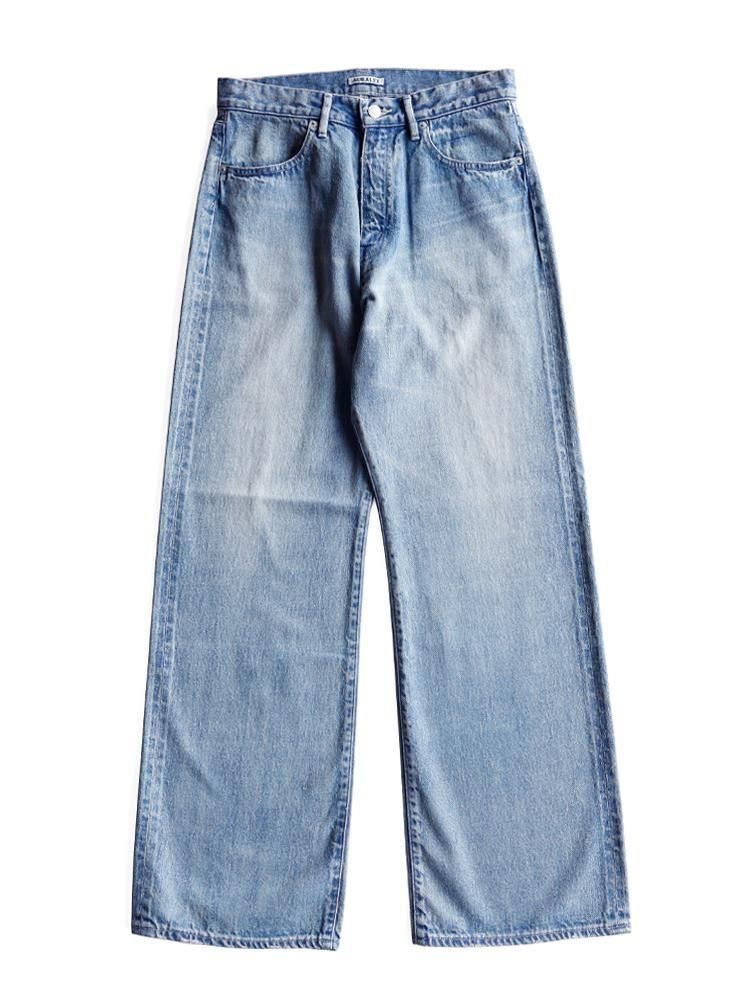 AURALEE SELVEDGE FADED LIGHT DENIM BLOUSON/WIDE PANTS – Chum!