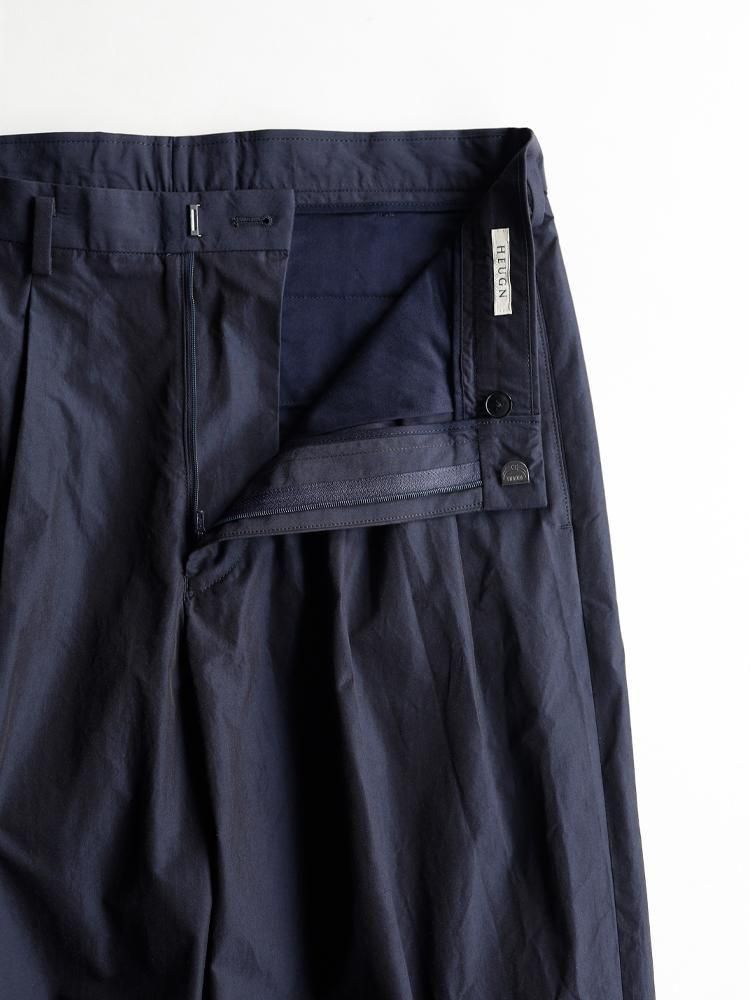 Heugn ユーゲン　Geoge COTTON POPLIN NAVY HEUGN 
