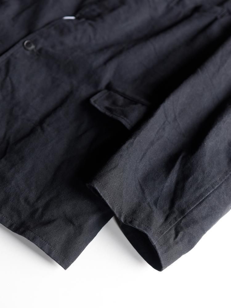 COMOLI / ブラックドリルジャケット (BLACK) - TROUPE ONLINE