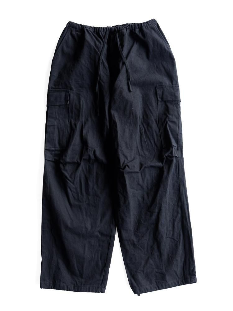 COMOLI / ブラックドリル6Pパンツ (BLACK) - TROUPE ONLINE SHOP