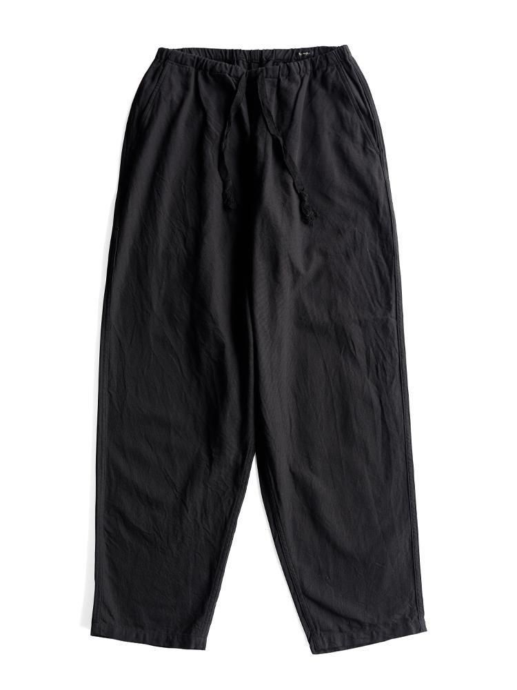 COMOLI / コットンダックステーパードパンツ (BLACK) - TROUPE COMOLI / コットンダックステーパードパンツ (BLACK) - TROUPE
