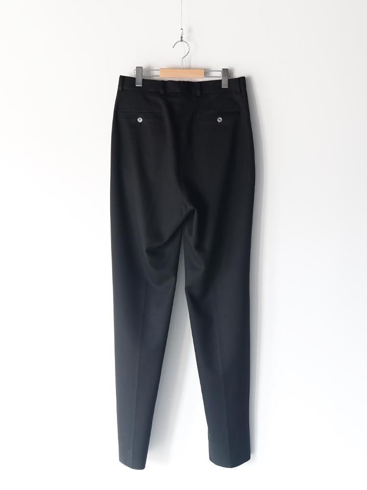 NEAT / WOOL GABARDINE NEAT CHINO (BLACK) - TROUPE ONLINE