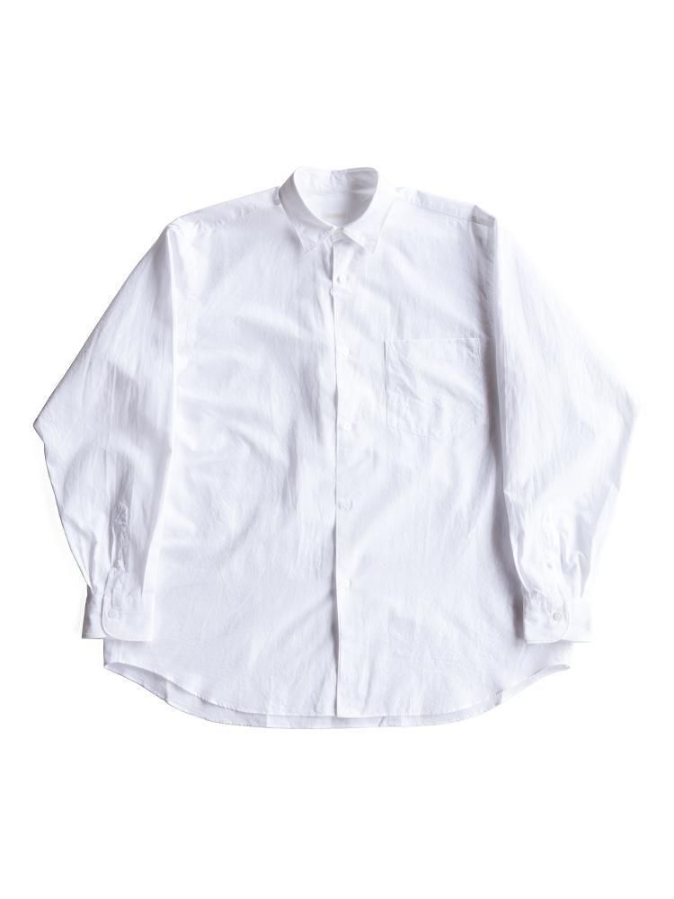 COMOLI / コモリシャツ (WHITE) - TROUPE ONLINE SHOP - COMOLI COMOLI / コモリシャツ (WHITE) - TROUPE ONLINE SHOP - COMOLI