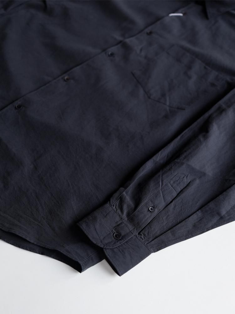 COMOLI / コモリシャツ (NAVY) - TROUPE ONLINE SHOP - COMOLI
