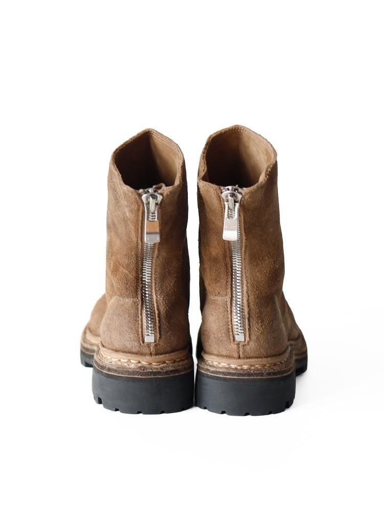 COMOLI / GUIDI バックジップブーツ COMOLI別注カラー (BEIGE