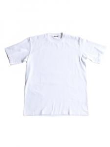 AURALEE men's / LUSTER PLAITING TEE (WHITE)
