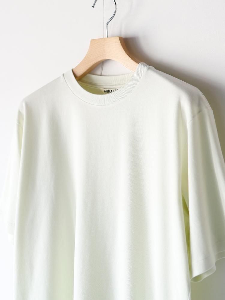 AURALEE ホワイトシャツ 100%コットン AURALEE / オーラリー | SEAMLESS CREW NECK TEE (レディース
