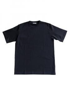AURALEE men's / LUSTER PLAITING TEE (BLACK)