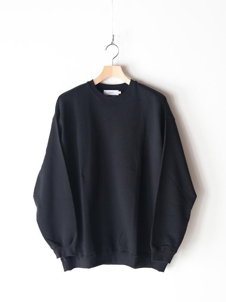 トップス Graphpaper HIGHGAUGE SOFTTERRY CREW NECK Graphpaper / HIGH GAUGE SOFT TERRY CREW NECK (BLACK