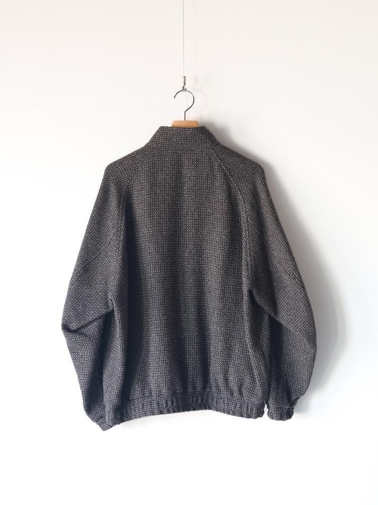 代官山O別注 AURALEEアルパカブルゾン AURALEE＞ALPACA WOOL SILK TWEED ZIP BLOUSON/ブルゾン