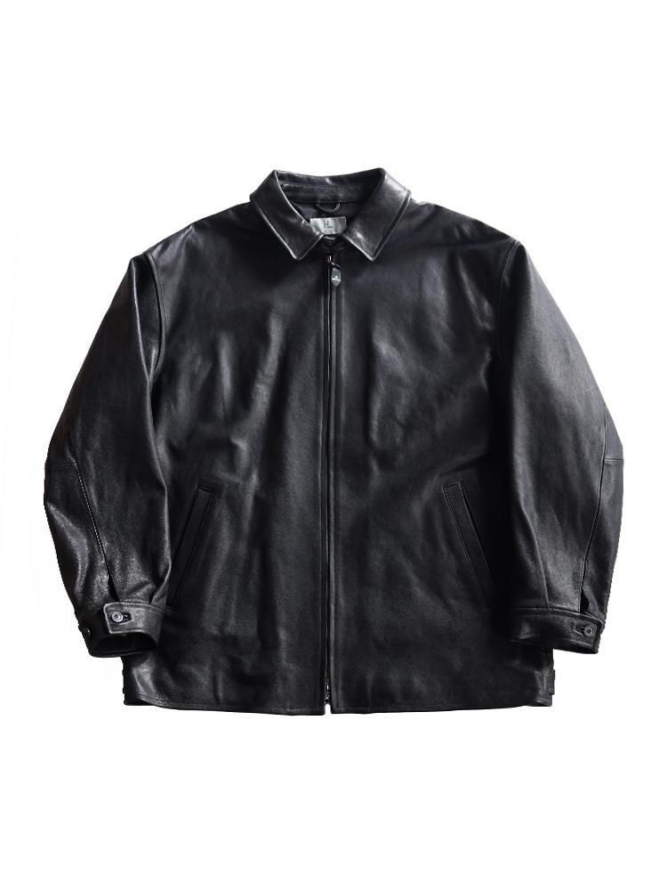 HERILL / LAMB LEATHER JACKET (BLACK) - TROUPE ONLINE SHOP