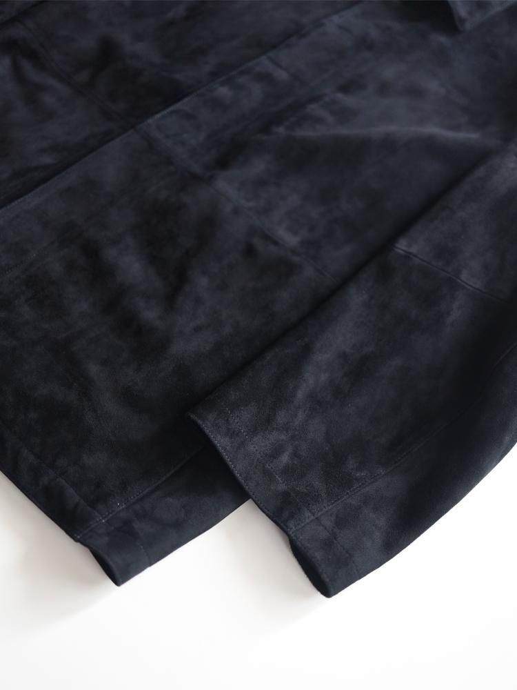 HERILL / GOAT SUEDE JACKET (BLACK) - TROUPE ONLINE SHOP