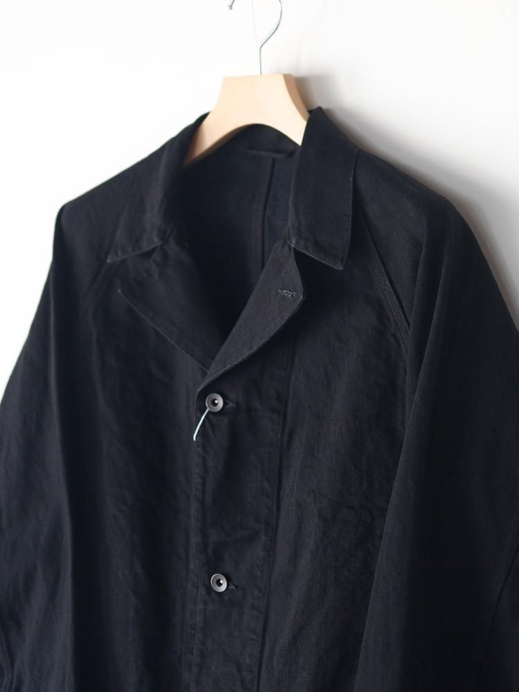 COMOLI ワークジャケット COMOLI デニム ワーク ジャケット, Black – Navyblue
