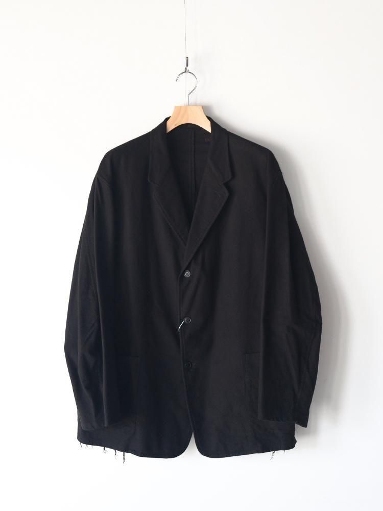 comoli コットンネルジャケット COMOLI / コットンネルジャケット (BLACK) - TROUPE ONLINE SHOP