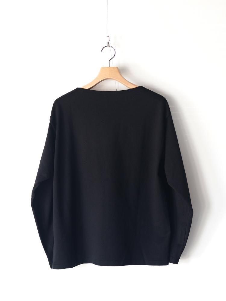 【新品・未使用】 COMOLI 25AW コットン ボートネック 2 comoli 25aw コットンボートネック BLACK 2 - メルカリ