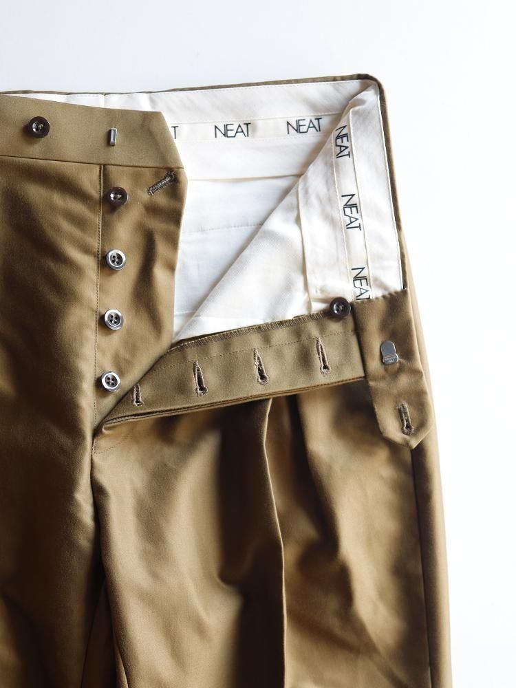 NEAT / GIZA COTTON MOLESKIN STANDARD (KHAKI) - TROUPE ONLINE