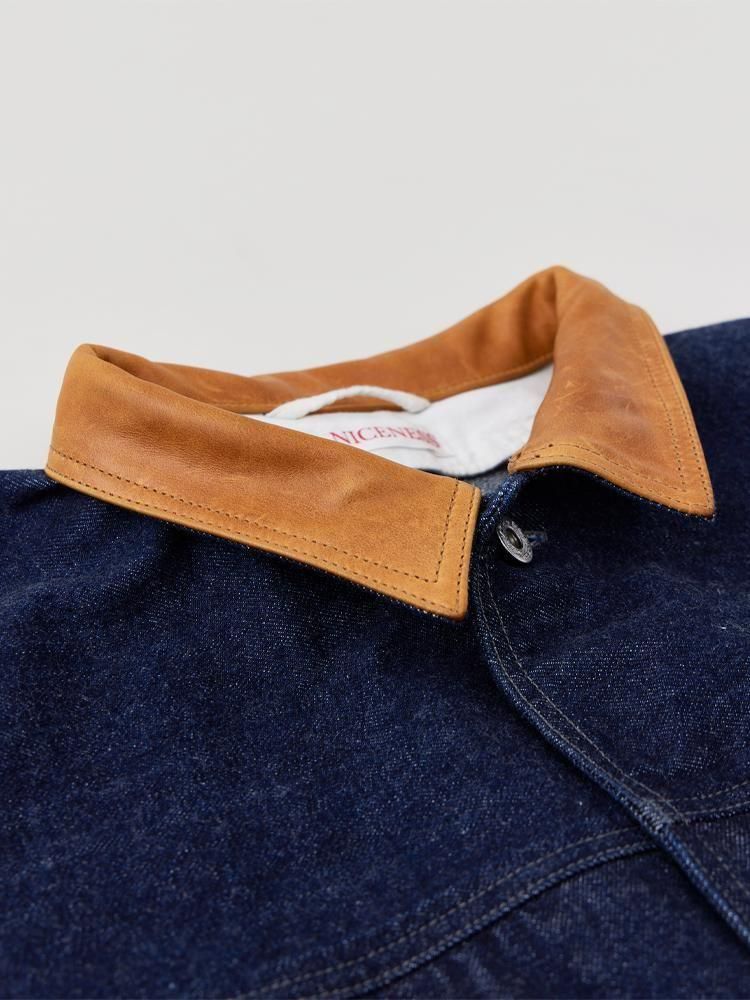 NICENESS / I.VEDDER - 14ozデニムチョアコート (INDIGO