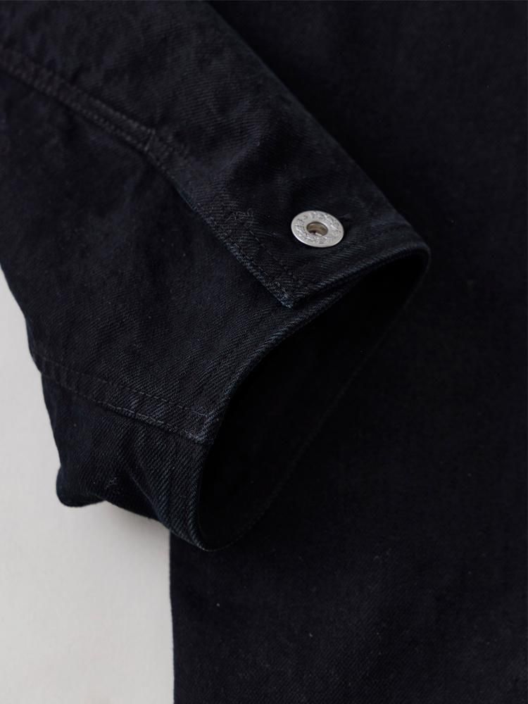 niceness D.VEDDER オーバーダイデニムチョアコート　サイズM NICENESS / D.VEDDER - オーバーダイデニムチョアコート (BLACK