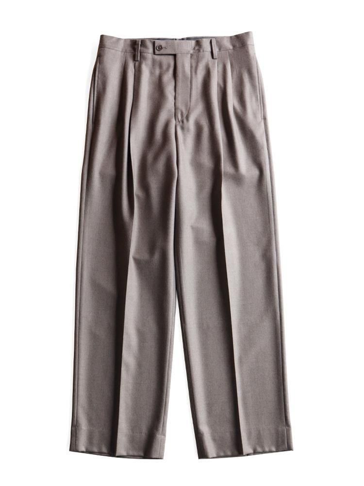 AURALEE 定番　TWO-TUCKS SLACKS オーラリー AURALEE-Super-Light-Wool-Two-