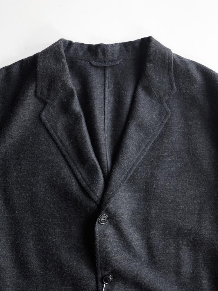 COMOLI / カシミアシルクジャケット (CHARCOAL) - TROUPE ONLINE